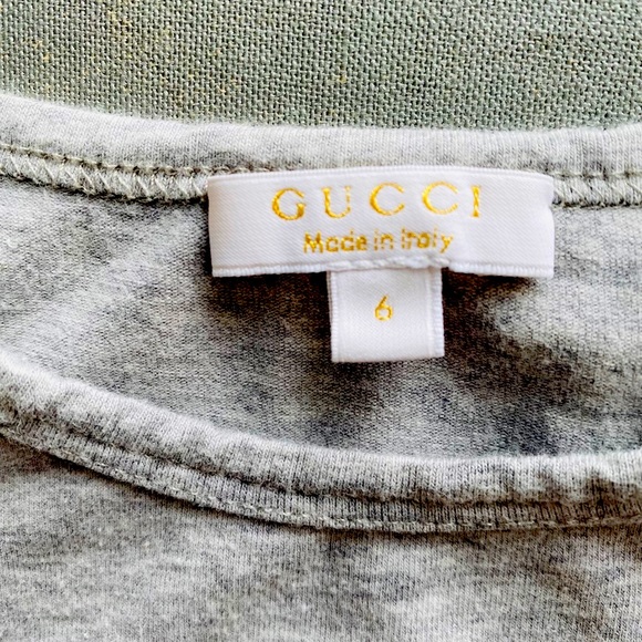 Authentic Gucci Girls long sleeve T size 6 - Picture 2 of 4